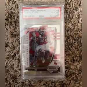 CEEDEE LAMB 2020 PANINI PRIZM DRAFT PICKS 1ST GRADED 10 ROOKIE CARD RC COWBOYS